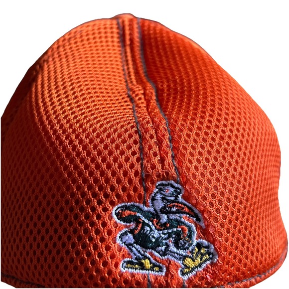 New Era University of Miami Hurricanes Hat Children's Orange - Picture 6 of 10